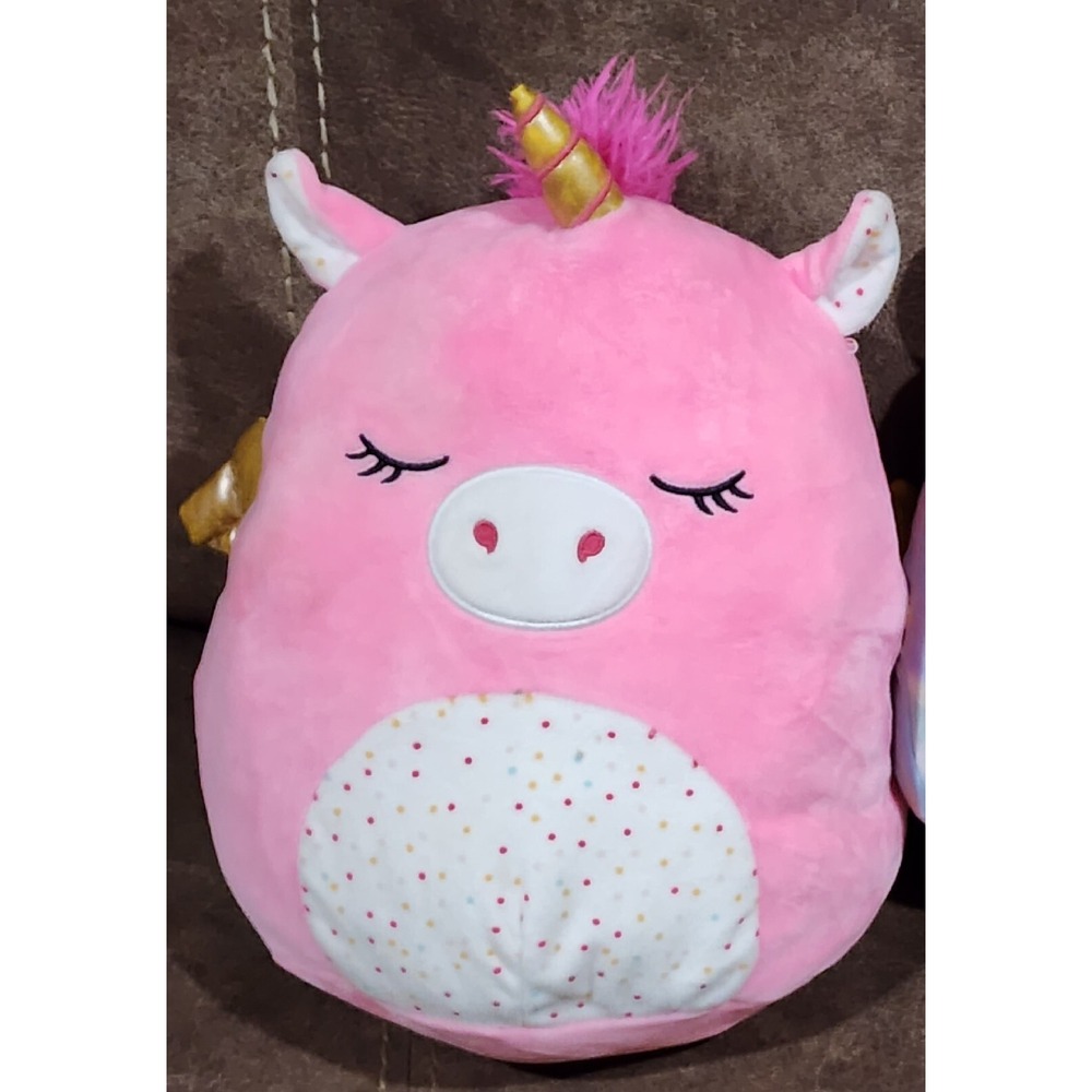 Squishmallow 10"  Annalise Pegasus Unicorn Pink Stuffed Plush Pillow‎ Toy Gift